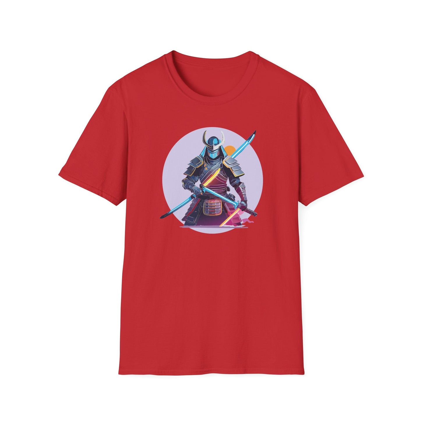 Samurai Shirt Unisex Gildan Softstyle Tee 100 Percent Cotton Lightweight Comfort