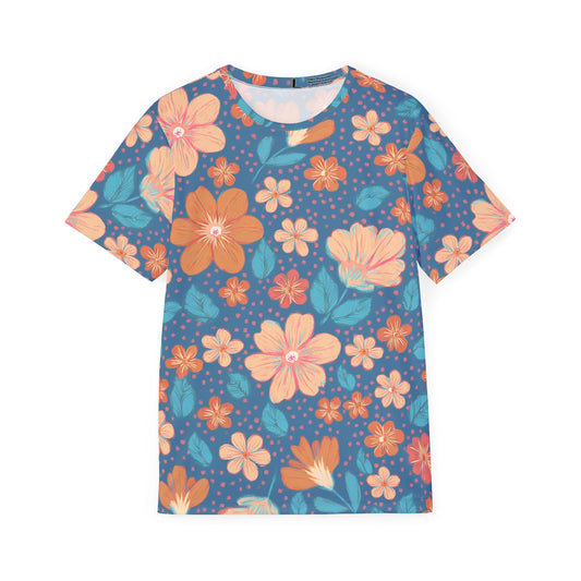 Unisex Floral Shirt, Floral Tee Shirt, Floral T-Shirt, T Shirt with Flowers 7