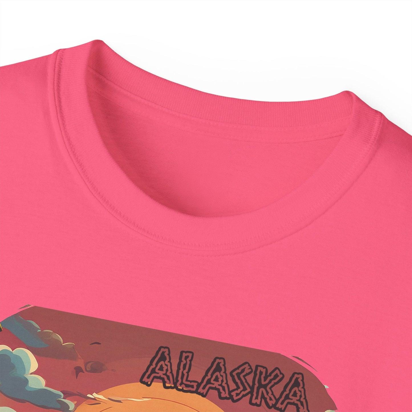 Alaska Graphic Unisex Cotton T‑Shirt 3
