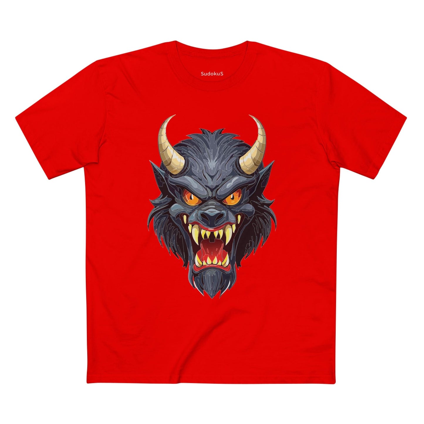 Cartoon Monsters Graphic Unisex 100 Cotton Staple Tee 6