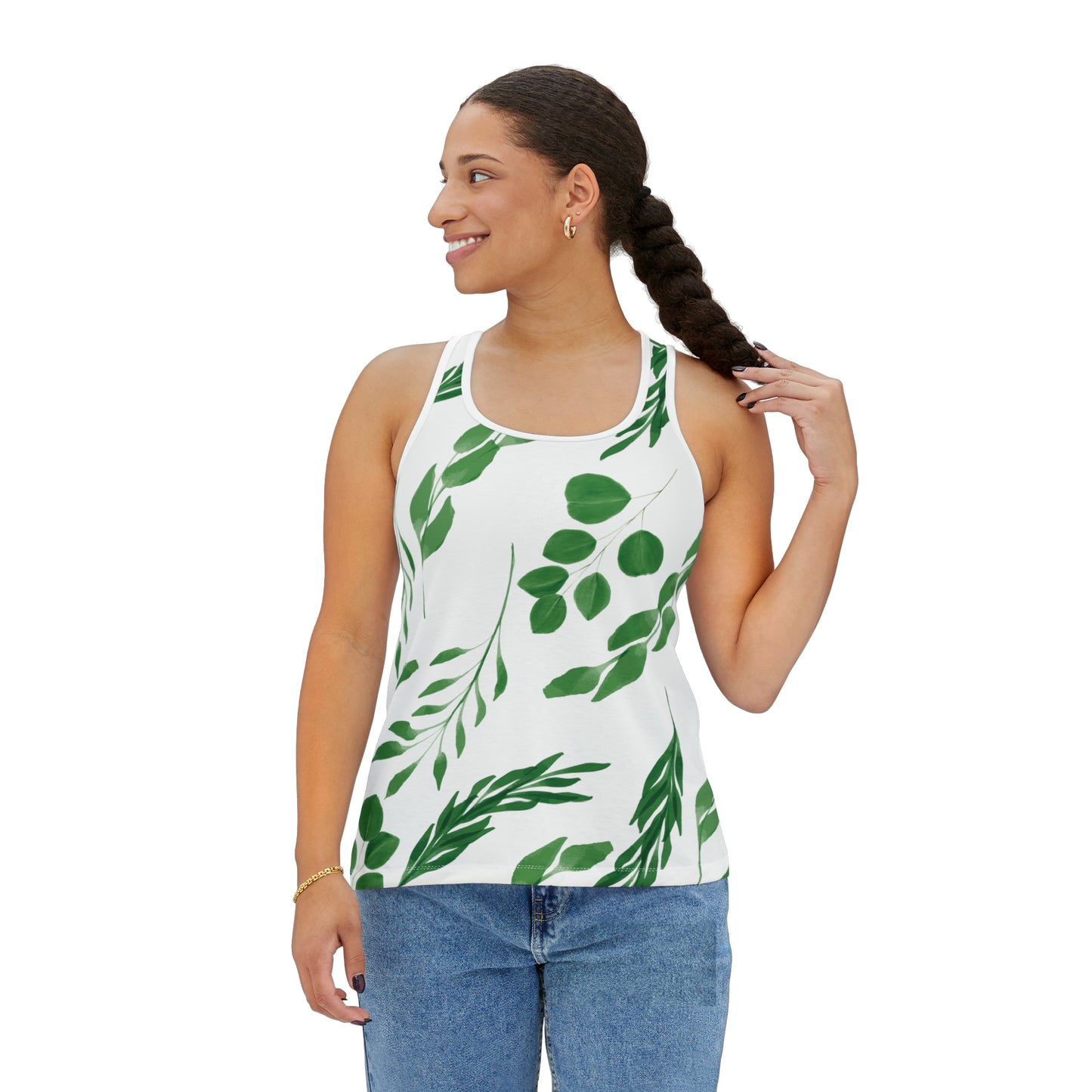 Camiseta de tirantes de verano con estampados florales