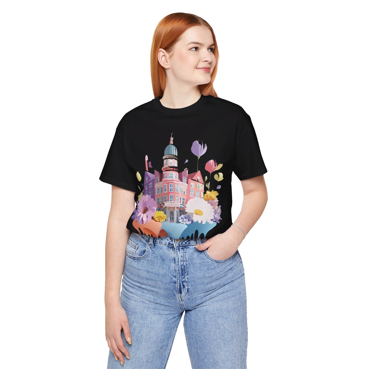 Amsterdam Tourist Shirt Unisex Graphic Tee With Vintage Adelpha Artwork For Everyday Wear