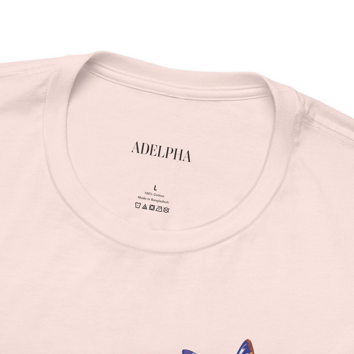 Butterfly Graphic Unisex 100 Cotton Lightweight Vintage Floral Design Jersey Tee 69