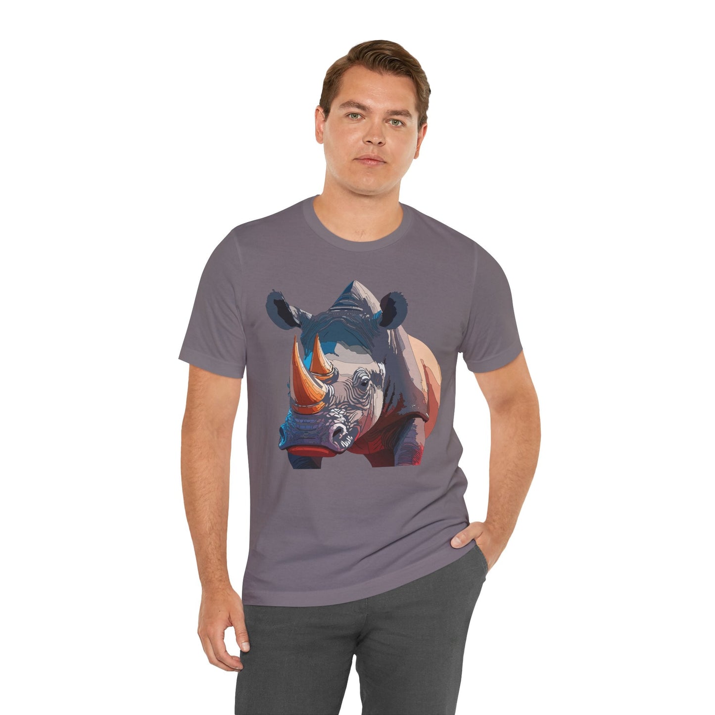Unisex Animal Shirt Tee With Art Design Wild Animals Gildan Softstyle 64000 Graphic Tee