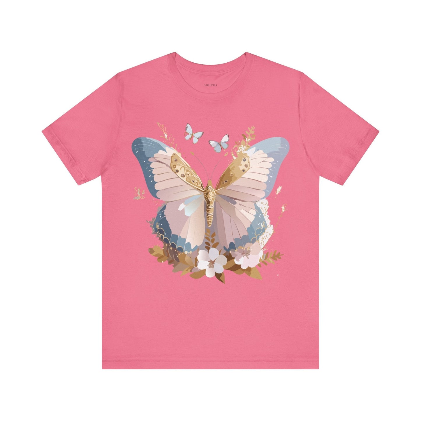 Adelpha Vintage Inspired Butterfly Graphic Tee Unisex Short Sleeve