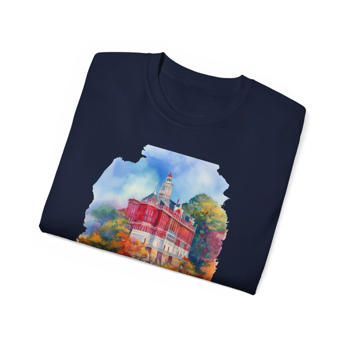 Connecticut Graphic Unisex Cotton T‑Shirt 2