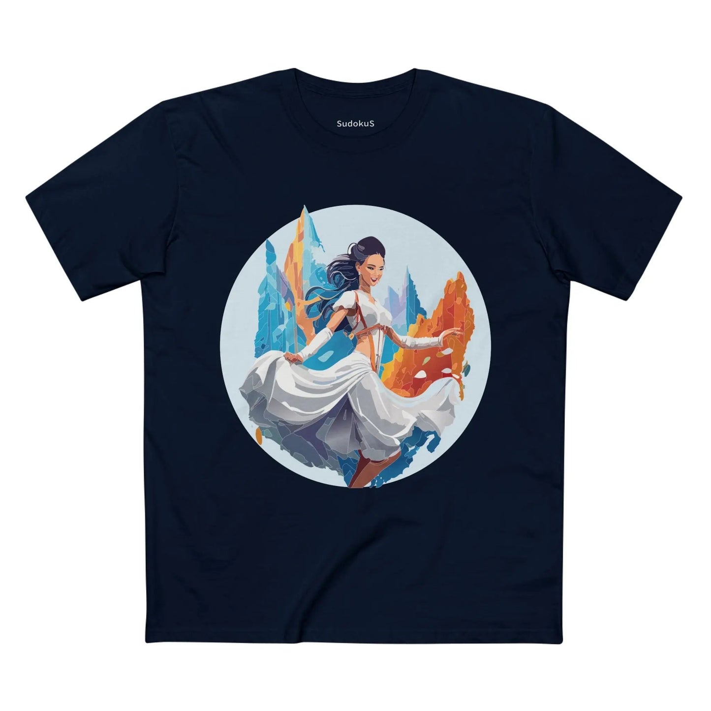 Dancer Graphic Unisex 100 Cotton Staple Tee 14