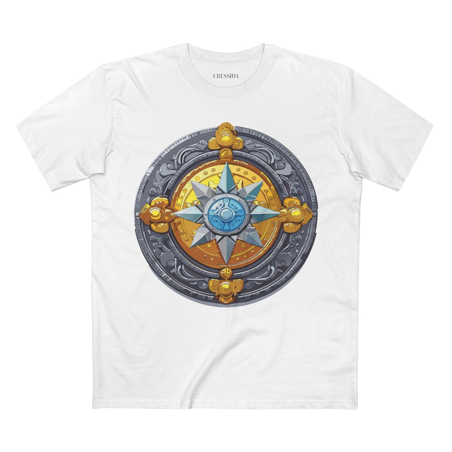 Antique Gold Coin Graphic Design T-Shirt Unisex 100 Cotton With Golden Print Artwork Tee 1
