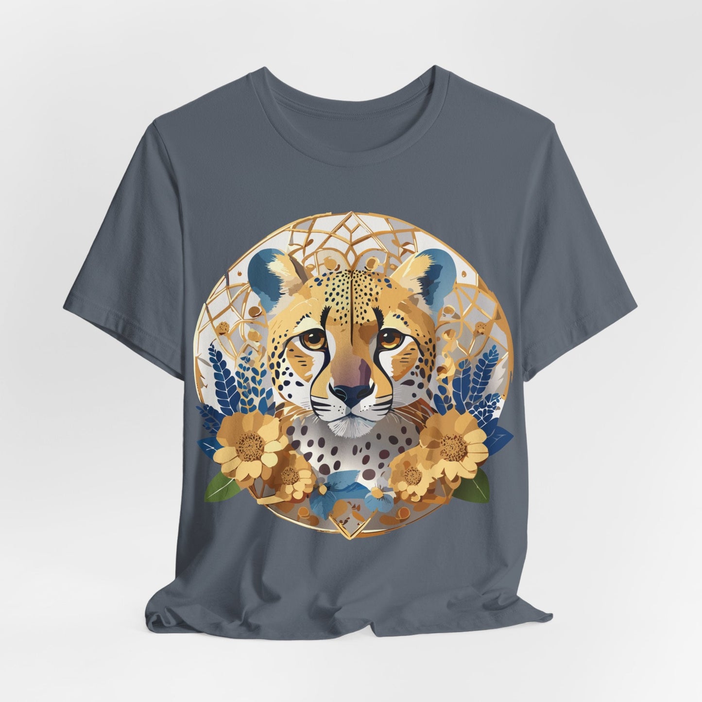 Medallion Shirt Unisex Graphic Tee With Vintage Inspired Adelpha Artwork Short Sleeve Jersey