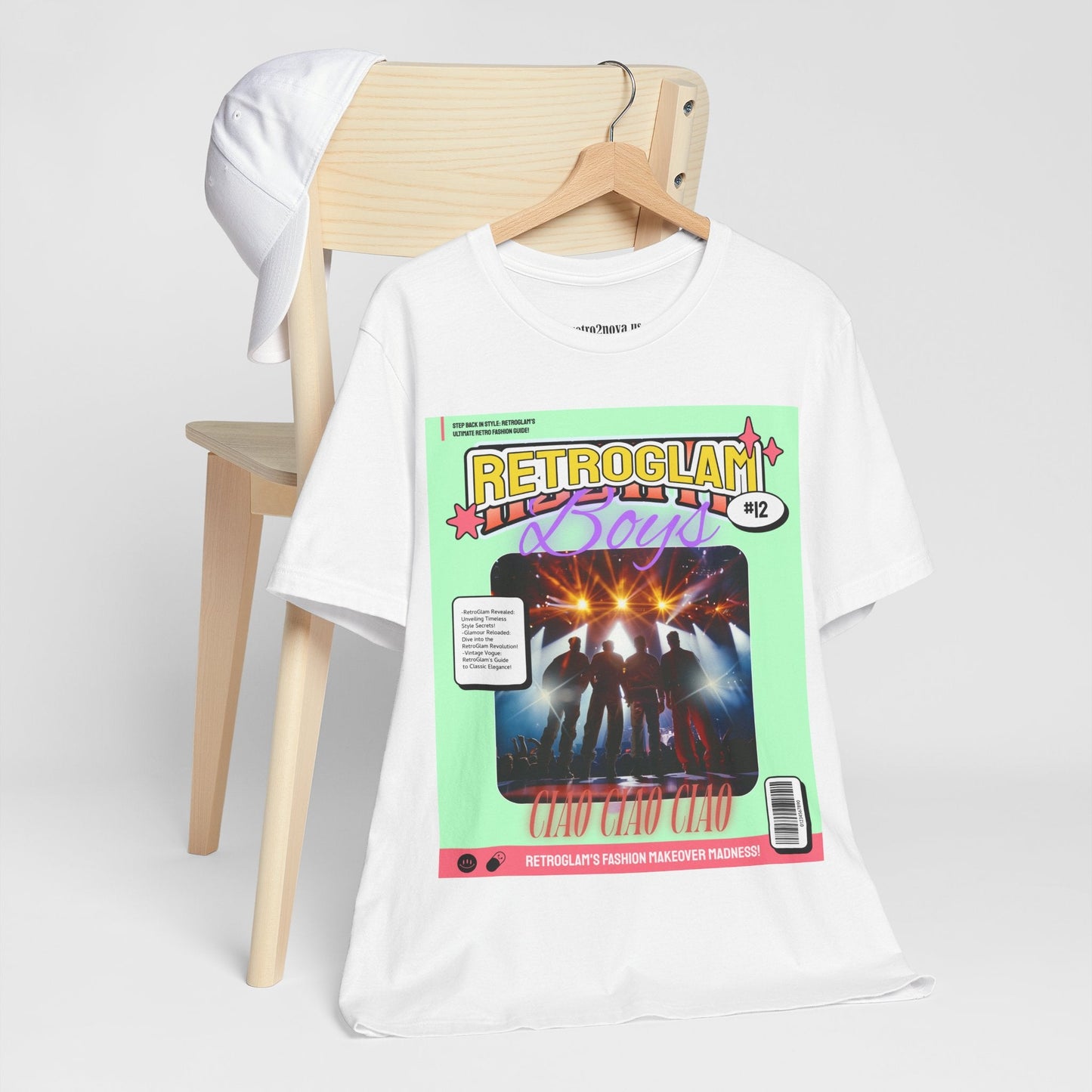 Magazine Cover Shirt Unisex Short Sleeve Tee Lightweight Breathable Fabric