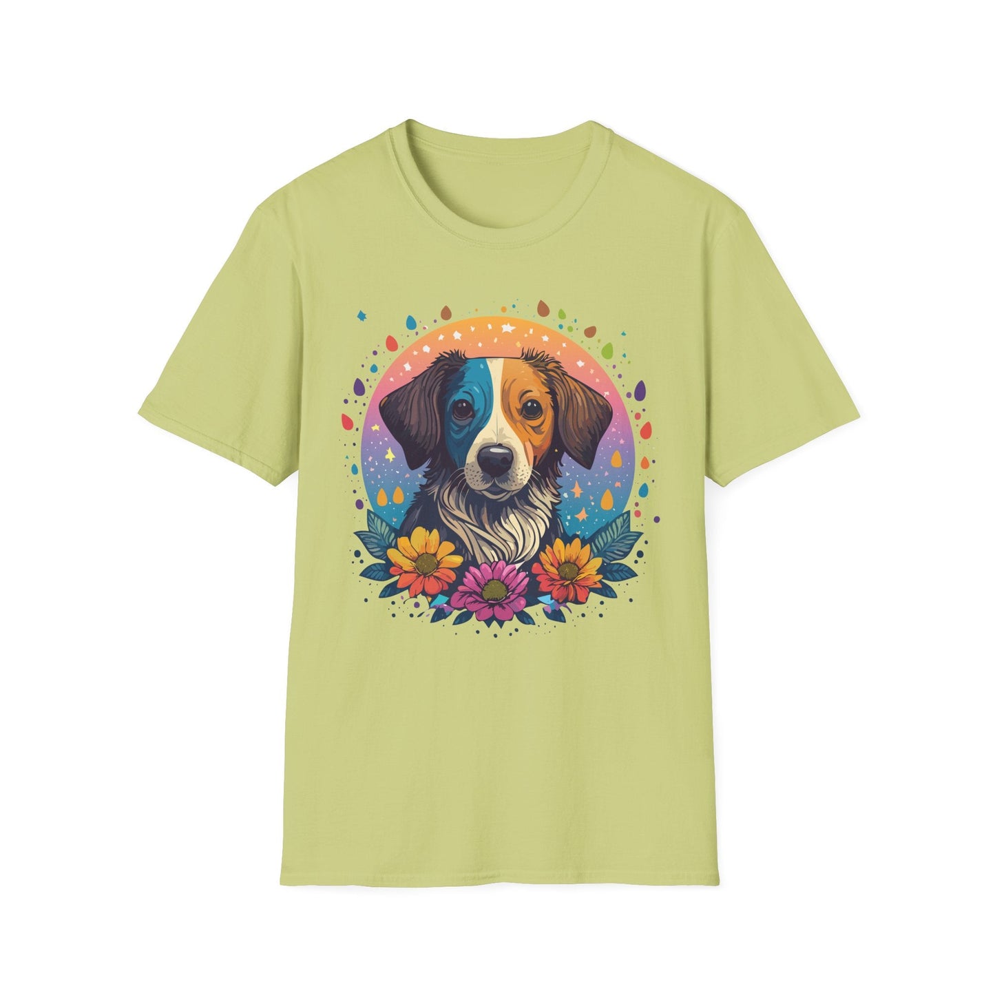 Dog Shirt Unisex Softstyle Tee 100 Percent Cotton Gildan 64000