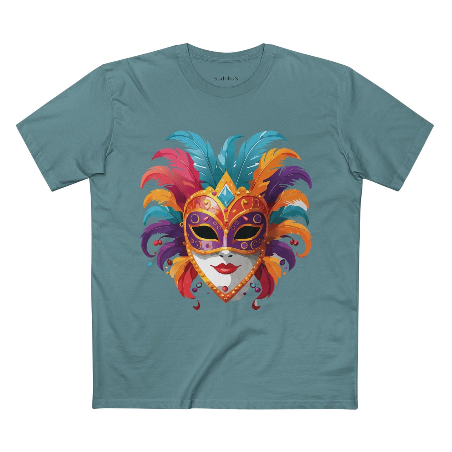 Mask Graphic Unisex 100 Cotton Staple Tee 36