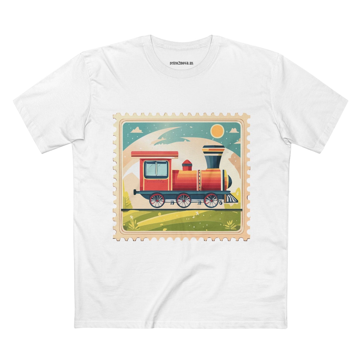 Stamp Shirt Postage Stamp Tee PS 37 Unisex Premium Cotton With Original Art Design Retro2Nova Shirt