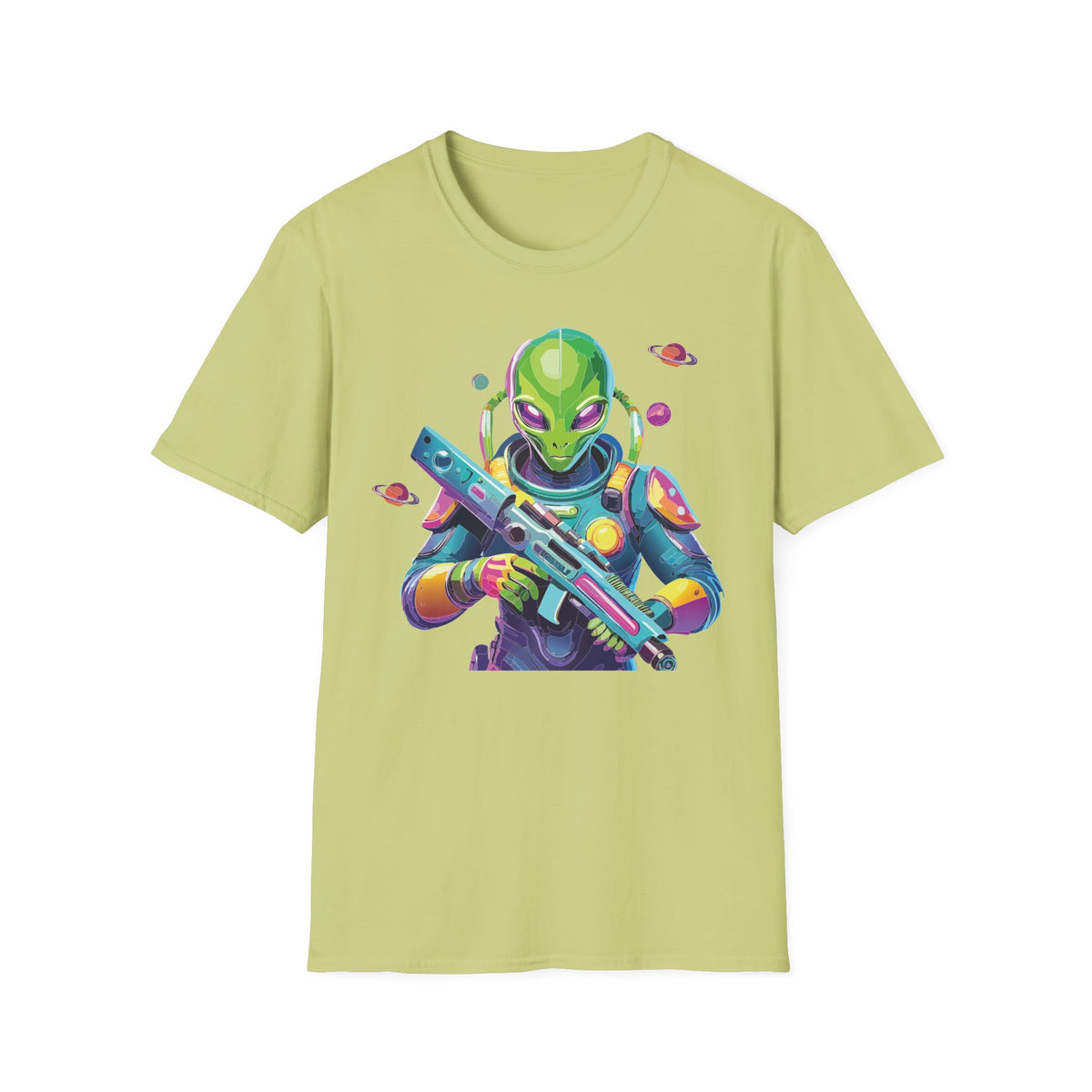 Alien Cosmos Graphic Tee Gildan Unisex 100 Cotton Tee Shirt a3