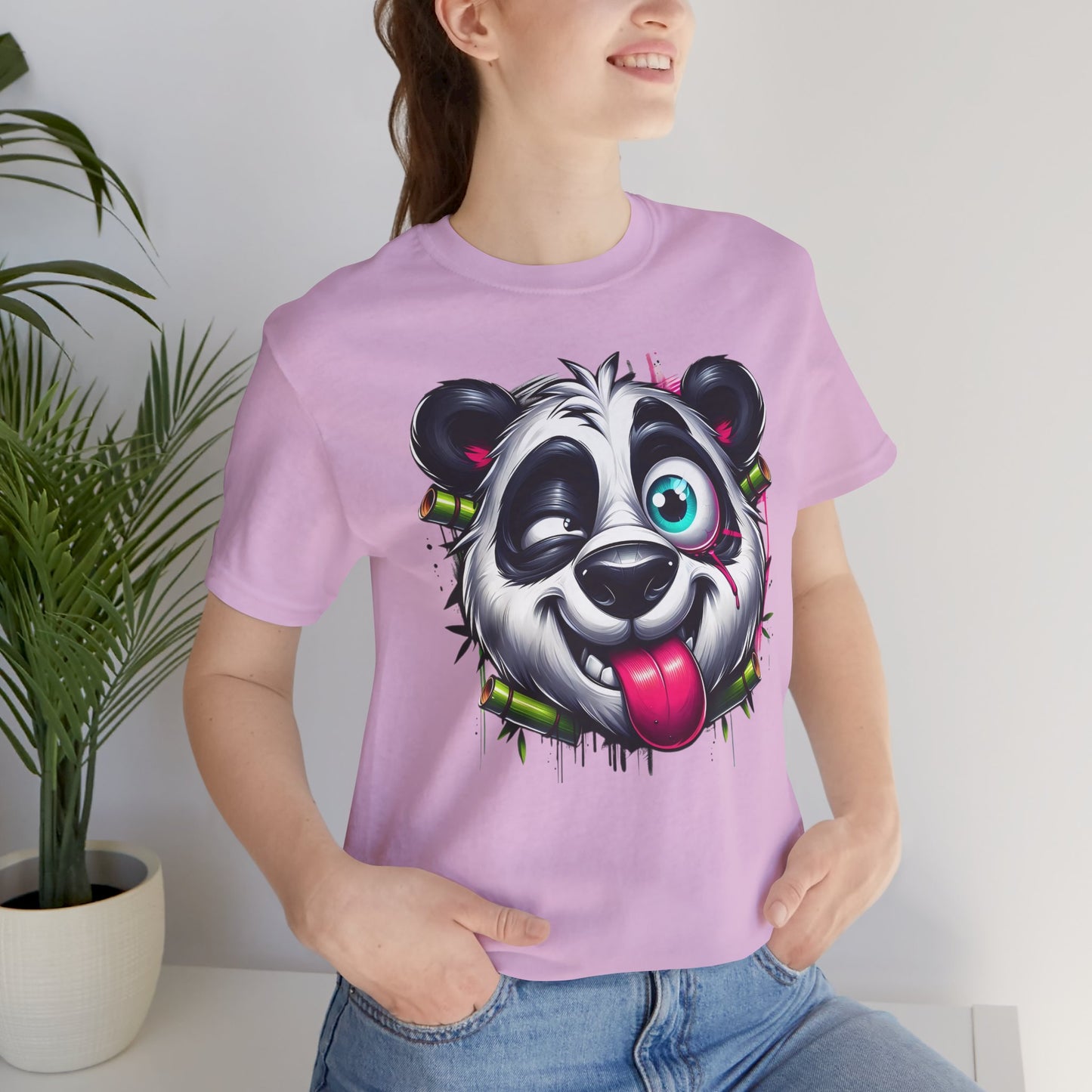 DiDi Panda Shirt, Funny Animal T-Shirt, Cartoon Top, Funny Panda Tee Shirt, Animal Tees, Art Design T-Shirt, Graphic Tee