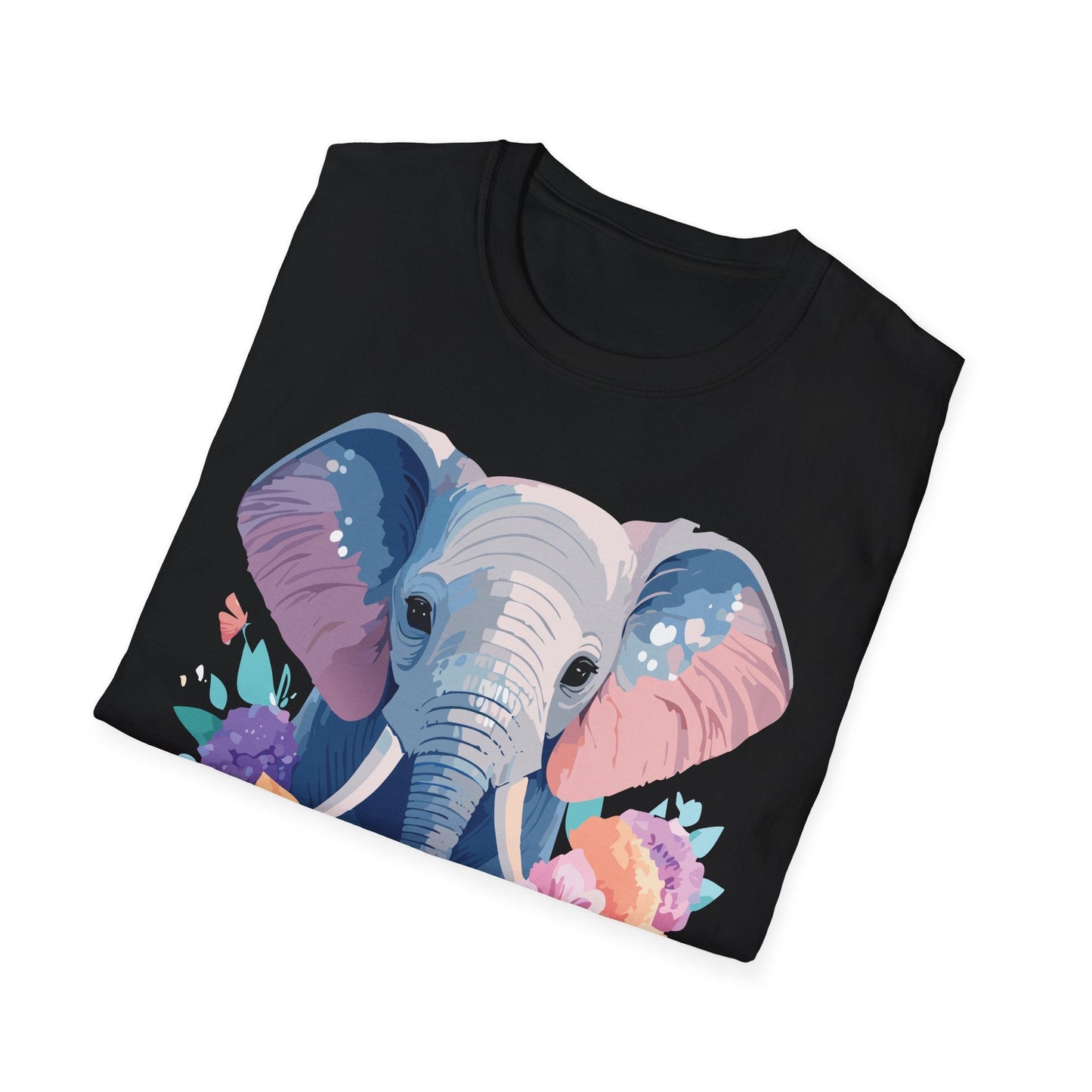 Elephant Graphic T Shirt Unisex Softstyle 64000 Cotton Animals T Shirt For Adults Premium
