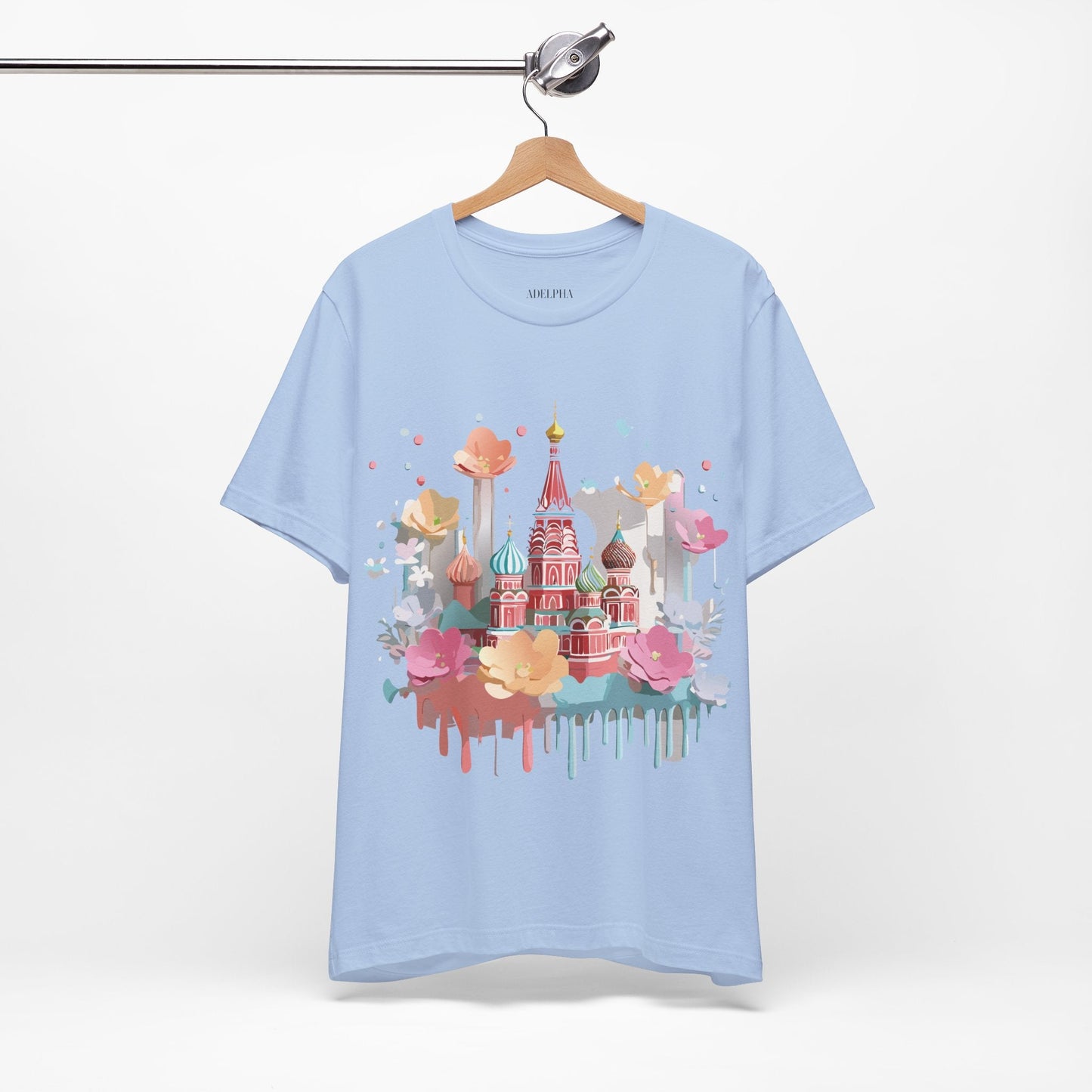 Unisex Graphic Tee From Adelpha Moscow Themed Tourist Shirt Vintage Inspired Art