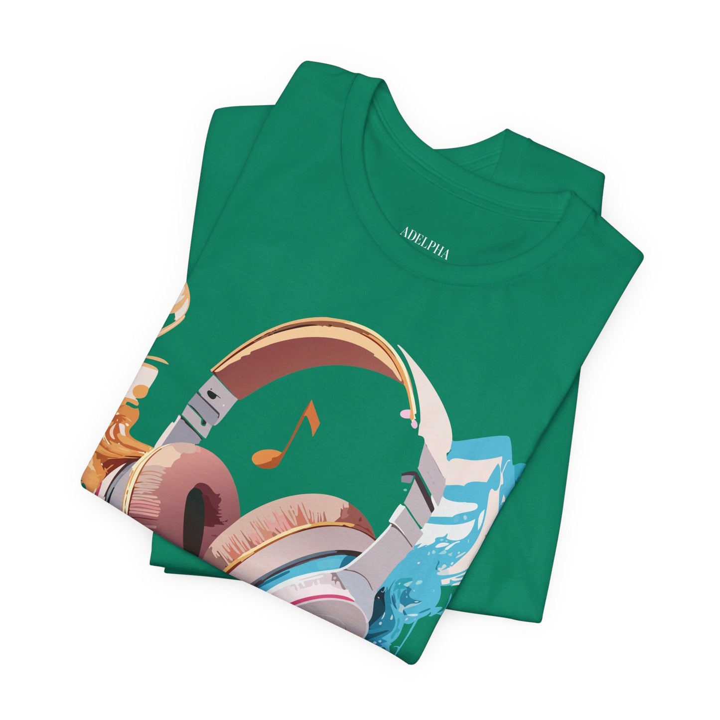 Adelpha Music T Shirt Unisex Graphic Tee Vintage Inspired Artwork Short Sleeve Premium