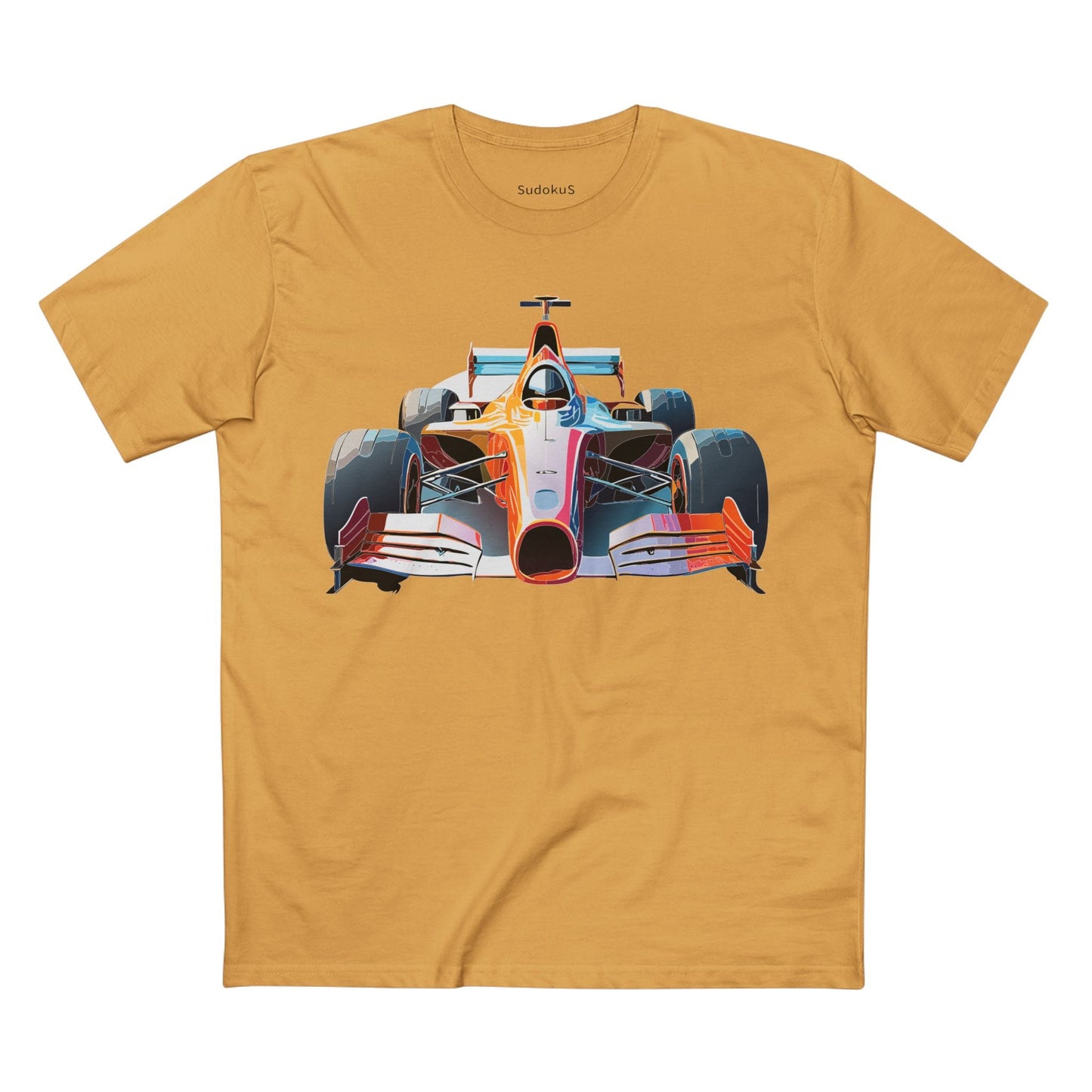 Car Graphic Unisex 100 Cotton Staple Tee 8