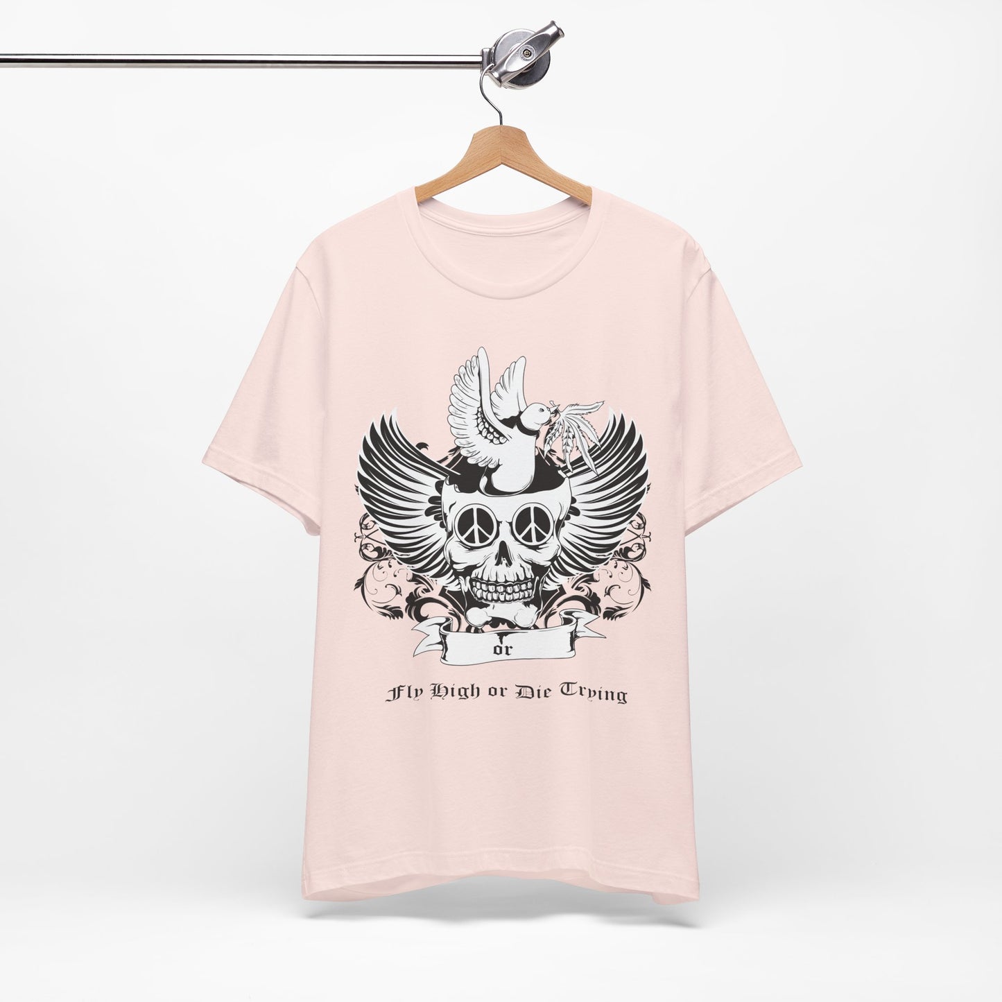 Bird Skull Graphic Design Tee, Skull Shirt, Vintage Tees, Art Design T-Shirt, Vintage Graphic Tee, Art Shirts with Skulls