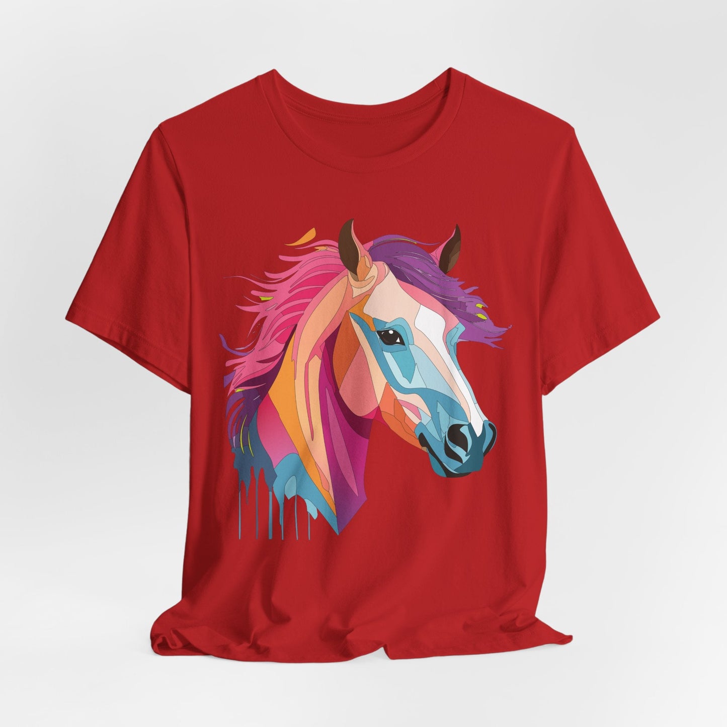 Unisex Animal Shirt Art Design Short Sleeve With Wild Animals Graphic Print Comfort Tee
