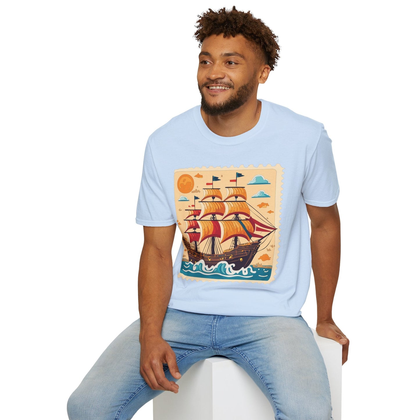 Ship T Shirts Frigate T Shirts Vessel Tee Shirt Unisex Gildan Softstyle 64000 Comfort Fit