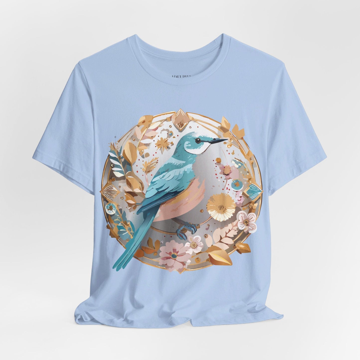 Adelpha Medallion Shirt Unisex Graphic Tee With Vintage Inspired Artwork Short Sleeve Jersey