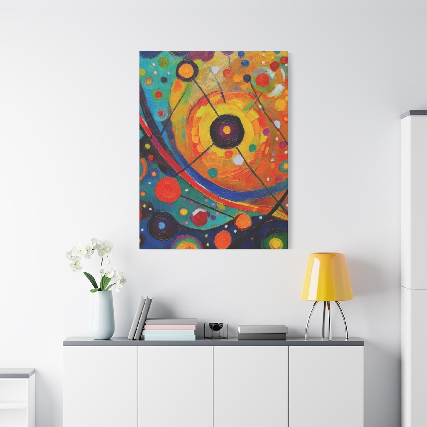 Abstract Oil Painting Print Canvas 20x24,20x30,24x30 24x32,24x36,30x40 32x48,36x48,40x60 Pine-Wood Inner Frame ABS-133