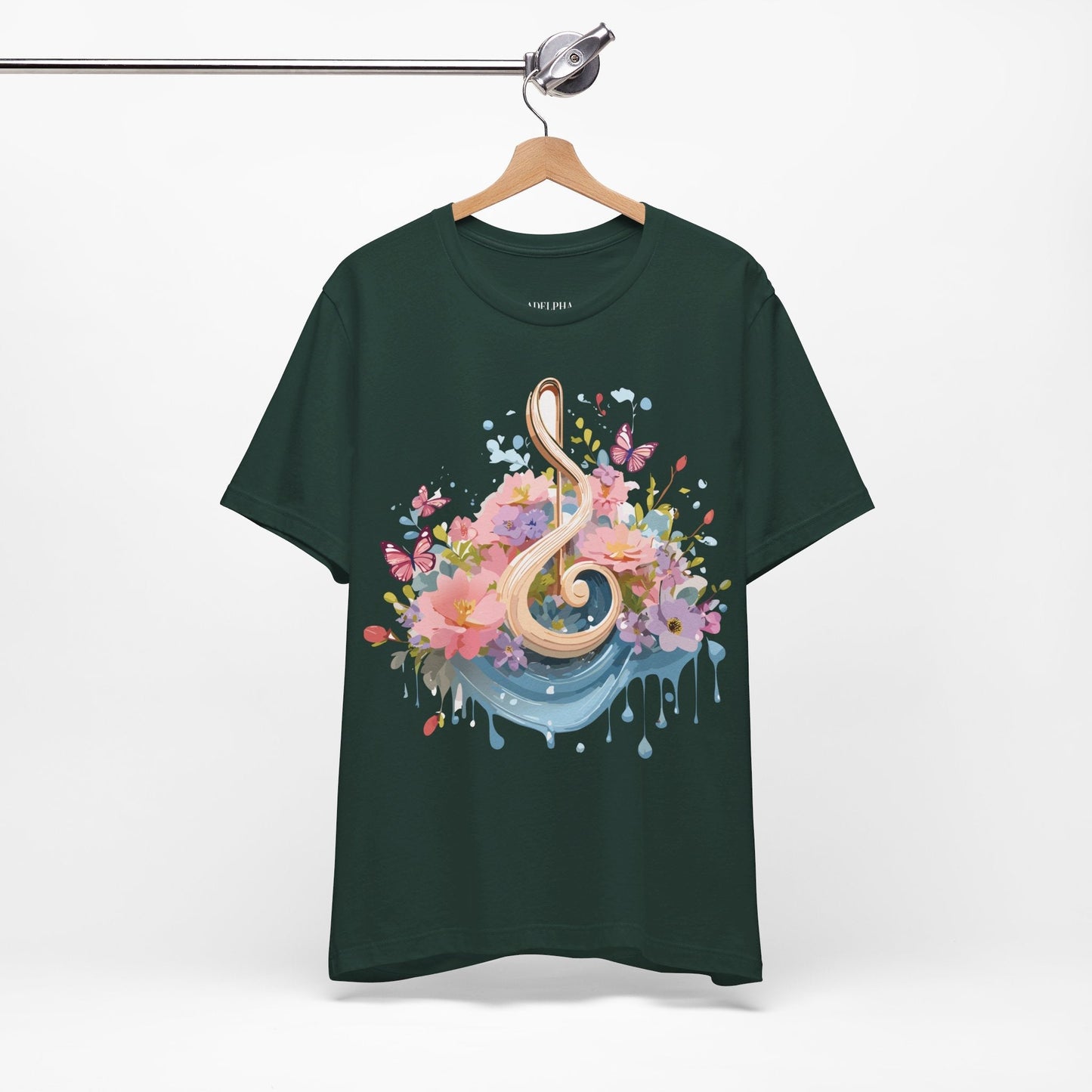 Music T Shirt Unisex Graphic Tee By Adelpha With Vintage Inspired Artwork And Premium Comfort