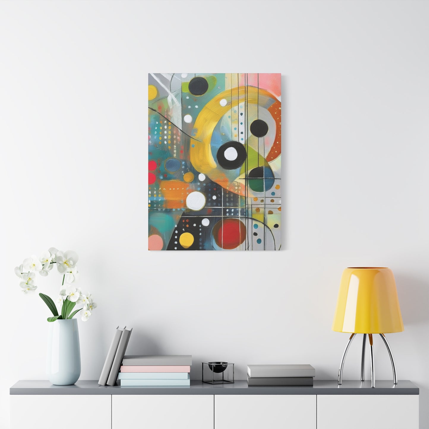 Abstract Oil Painting Print Canvas 20x24,20x30,24x30 24x32,24x36,30x40 32x48,36x48,40x60 Pine-Wood Inner Frame ABS-118