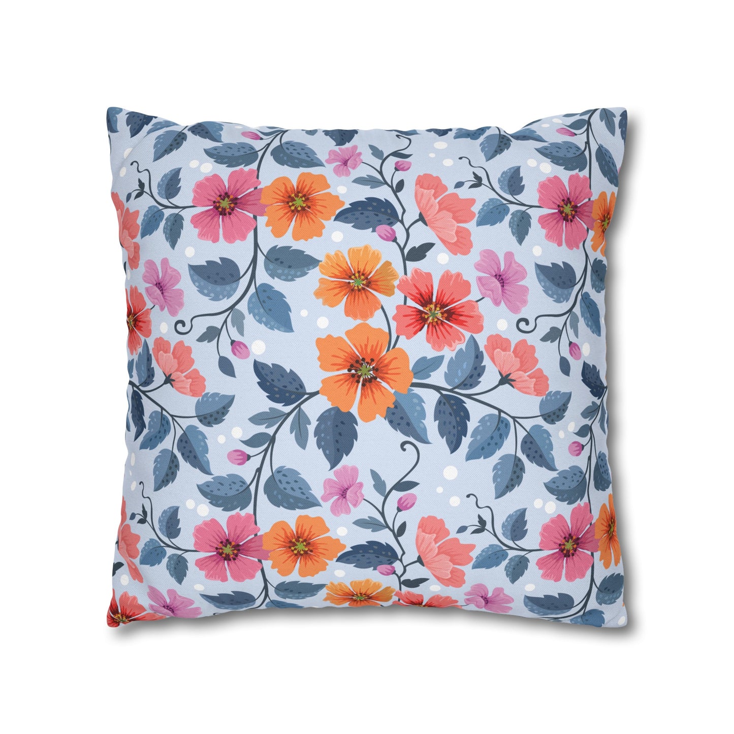 Floral Poly Pillowcase