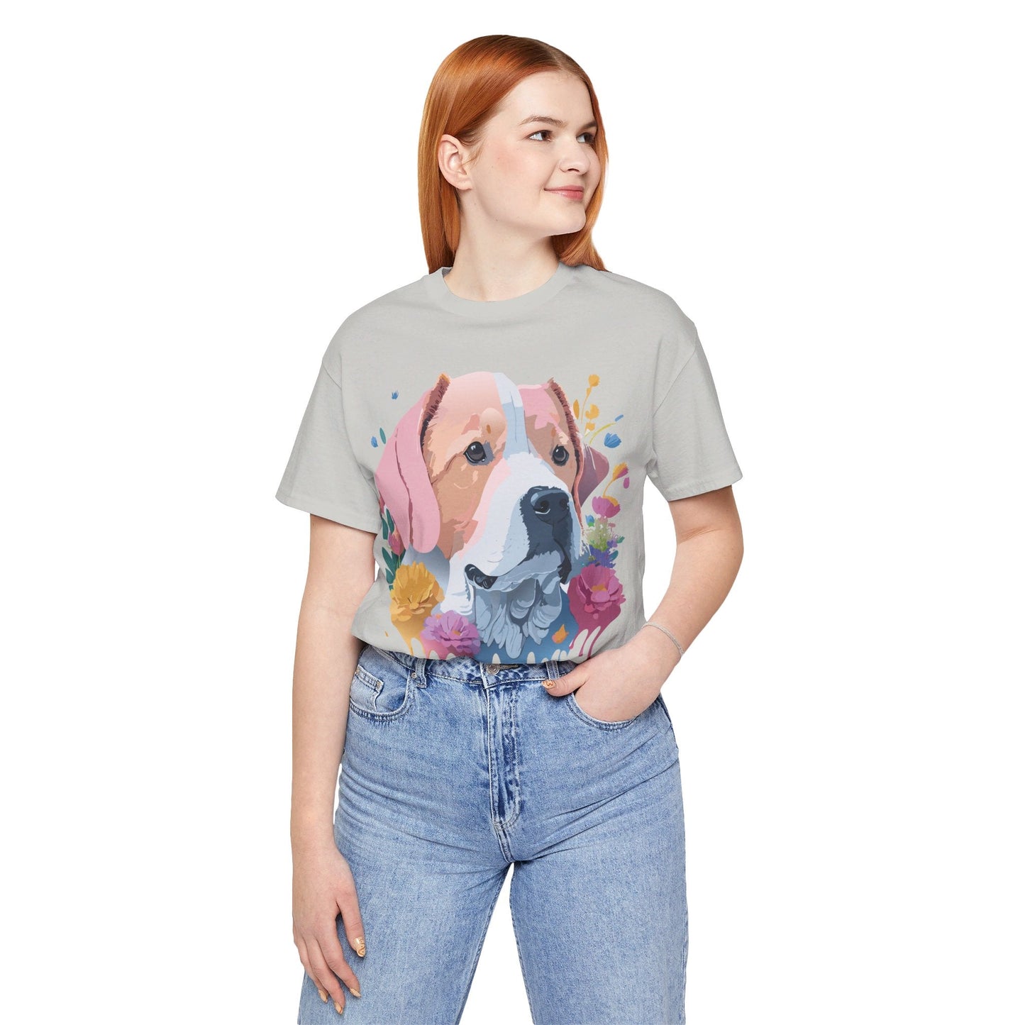 Dog Graphic Unisex 100 Cotton T-Shirt 10