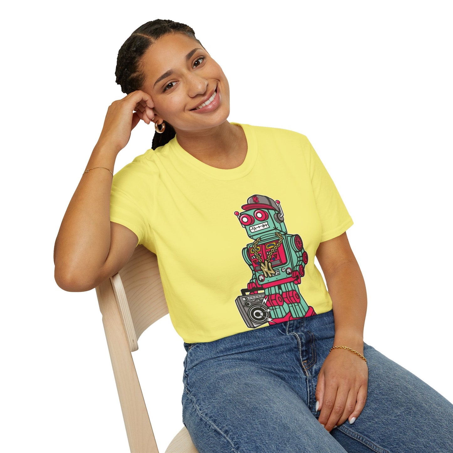 Cartoon T Shirt Animation Tee Funny Unisex Gildan Softstyle 64000 Ring Spun Cotton
