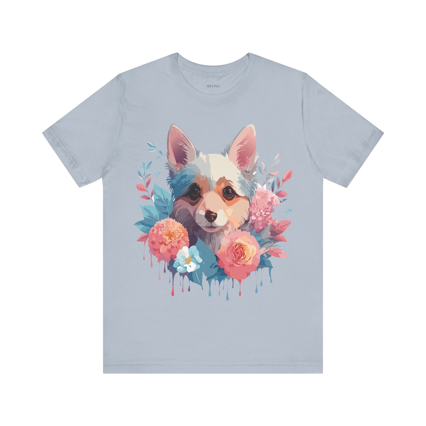 Dog Graphic Tee Unisex Short Sleeve Premium Vintage Inspired Artwork From Adelpha