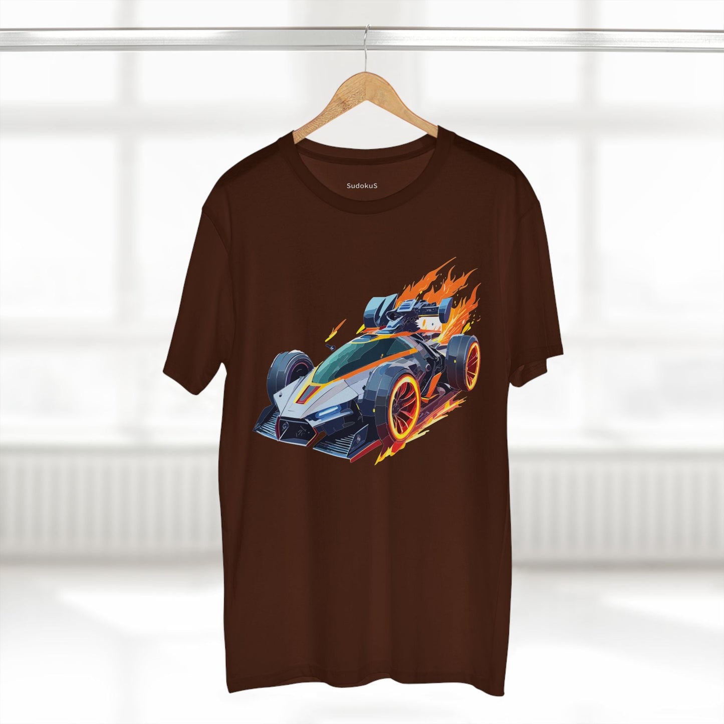 Car Graphic Unisex 100 Cotton Staple Tee 18