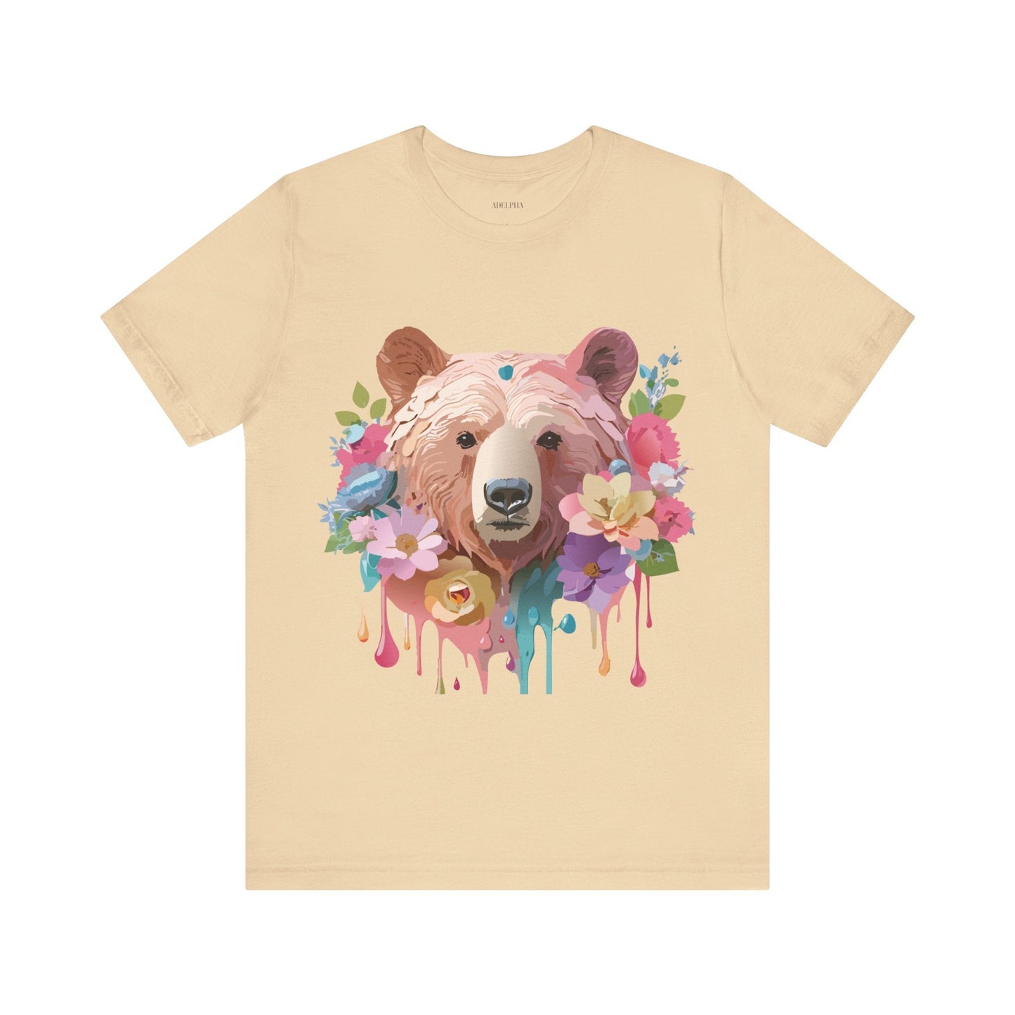 Bear Shirt Graphic Tee Unisex Jersey Short Sleeve Vintage Inspired Adelpha