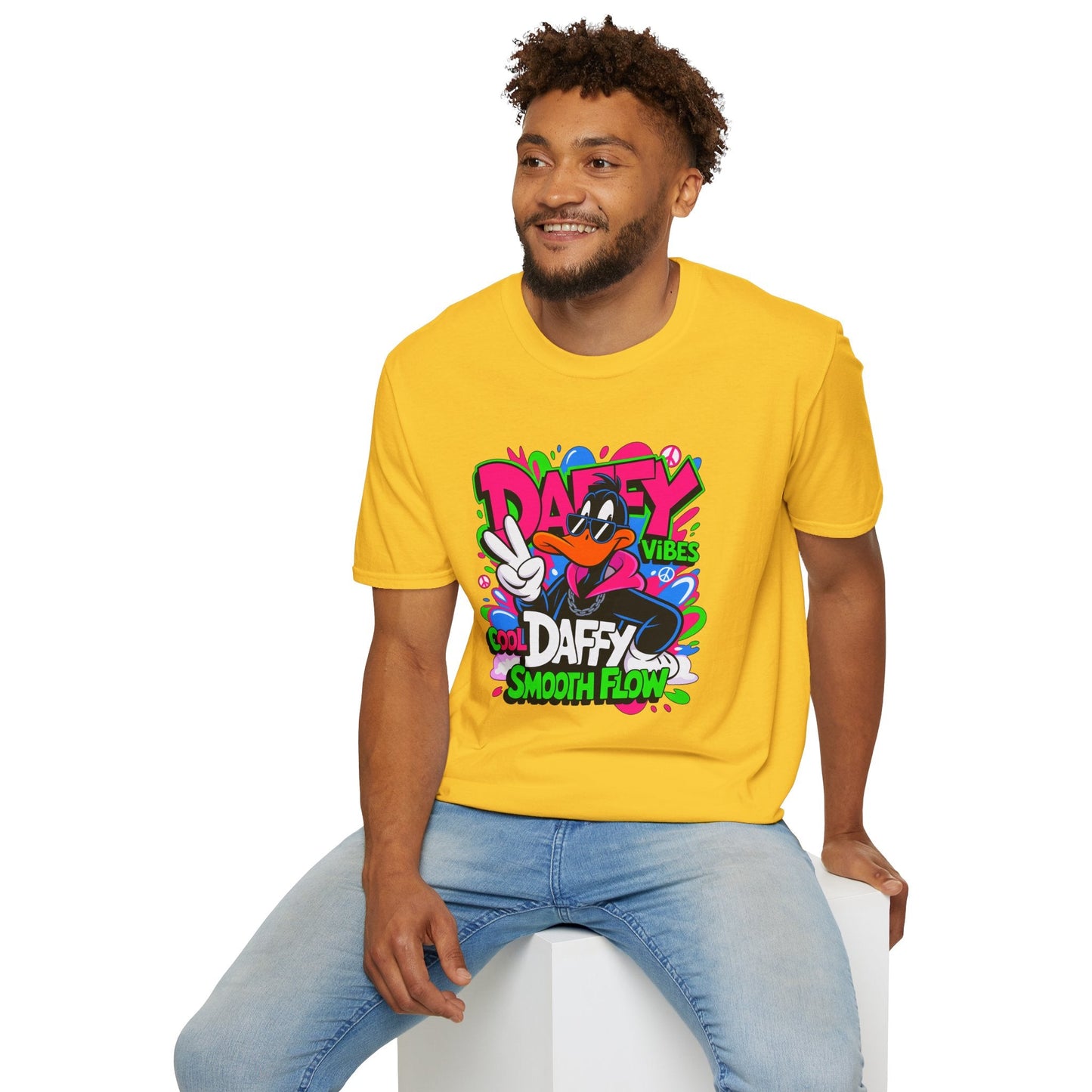Unisex Cartoon T Shirt With Funny Animals Design Animation Tee Made From Softstyle Cotton