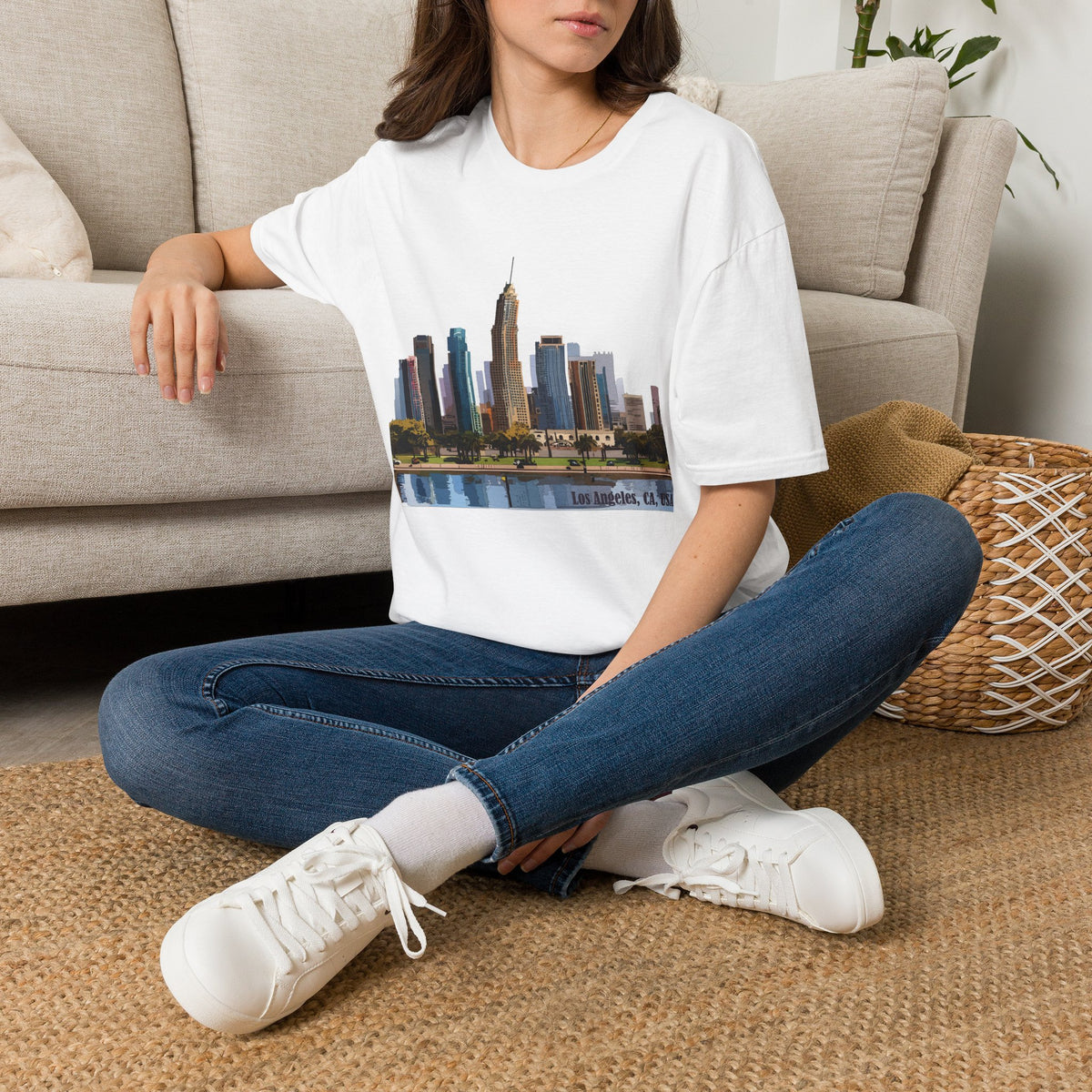 Los Angeles City Skyline T-Shirt | Urban Cityscape Tee