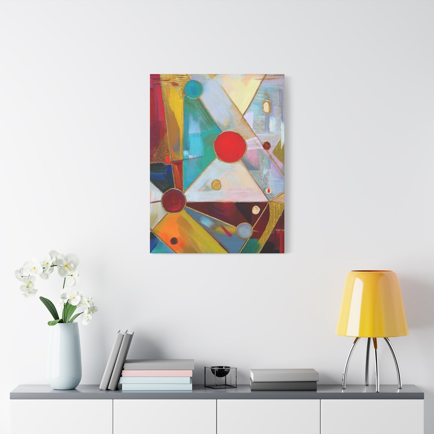 Abstract Oil Painting Print Canvas 20x24,20x30,24x30 24x32,24x36,30x40 32x48,36x48,40x60 Pine-Wood Inner Frame ABS-177