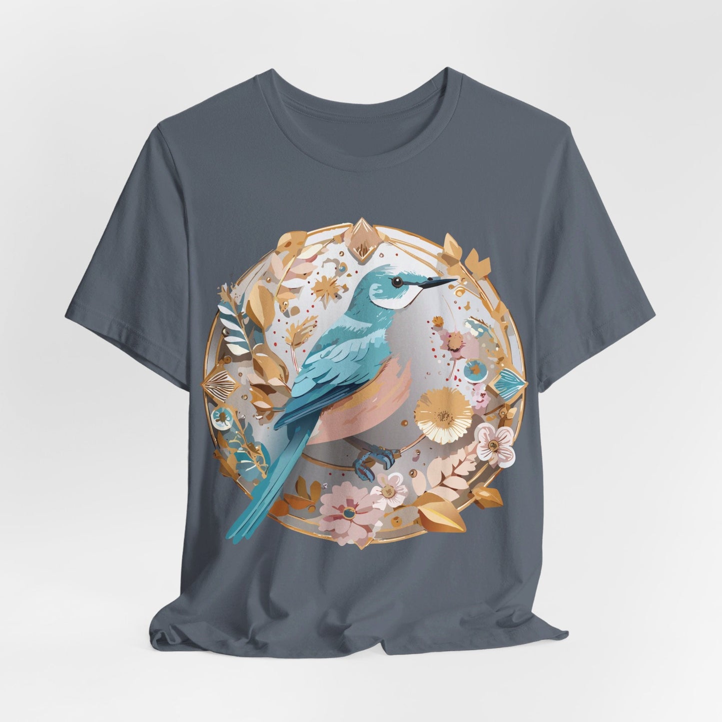 Adelpha Graphic T Shirt Unisex Jersey Short Sleeve Medallion Artwork Vintage Inspired Tee