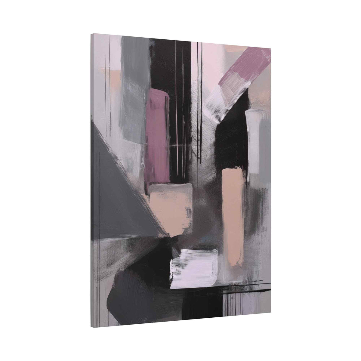 Abstract Geometric Painting Print Canvas 20x24,20x30,24x30 24x32,24x36,30x40 32x48,36x48,40x60 Pine-Wood Inner Frame ABS-47