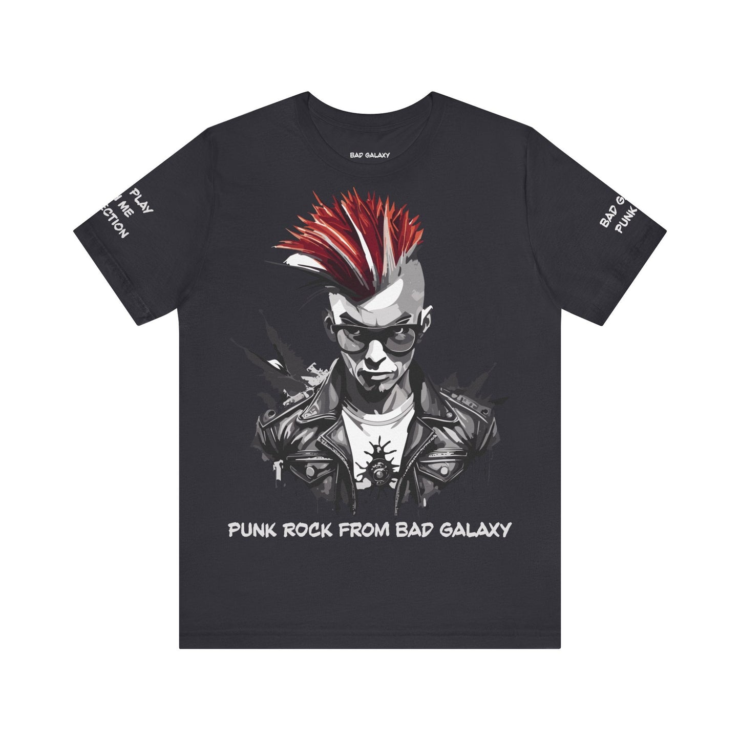 Punk Rock Tee Shirt Made To Order In USA With 100 Percent Cotton And Eco Friendly Inks