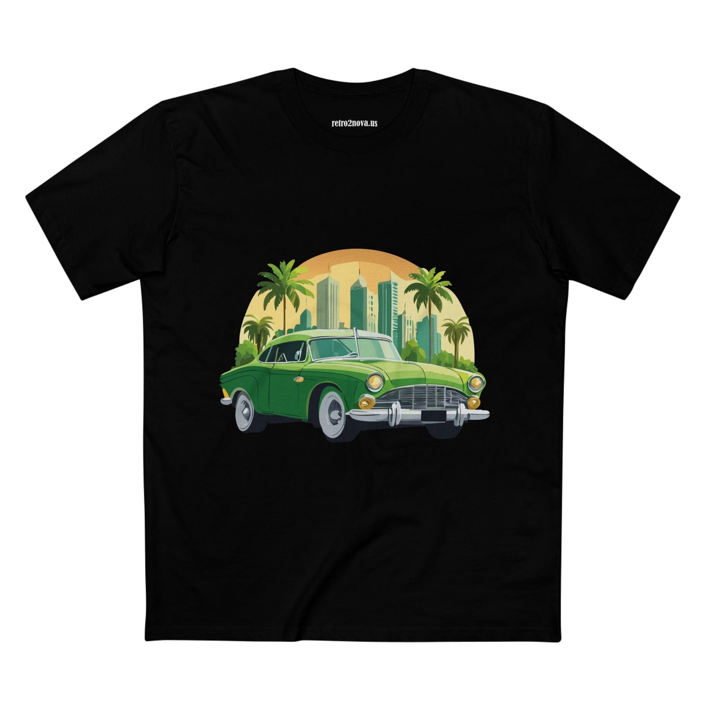 Retro Car Shirts Vintage Car Shirts Unisex Premium Cotton Tee With Original Art Design