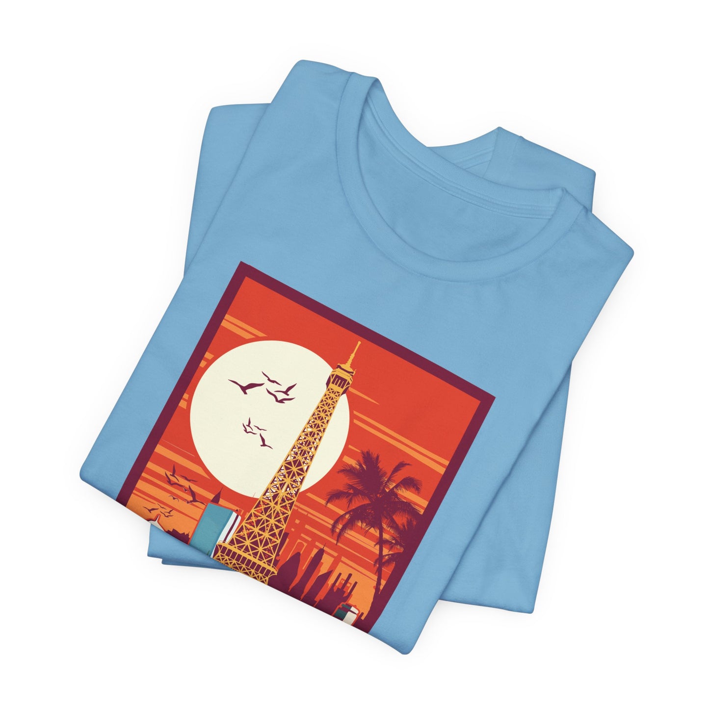 Retro Poster Paris Graphic Design Tee, Paris Shirt, Vintage Tees, Art Design T-Shirt, Graphic Tee, Retro Art Shirts