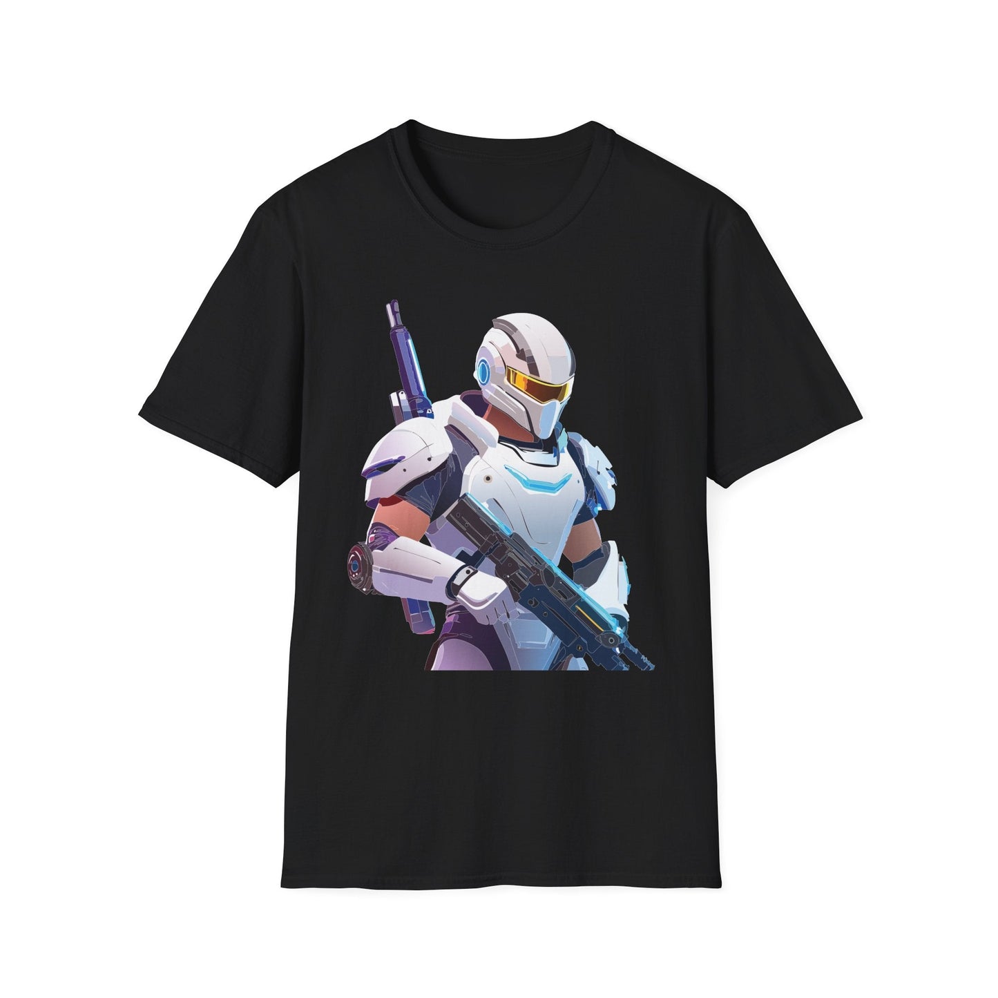 Robocop T Shirt Unisex Softstyle 64000 Gildan 100 Percent Ring Spun Cotton Graphic Tee