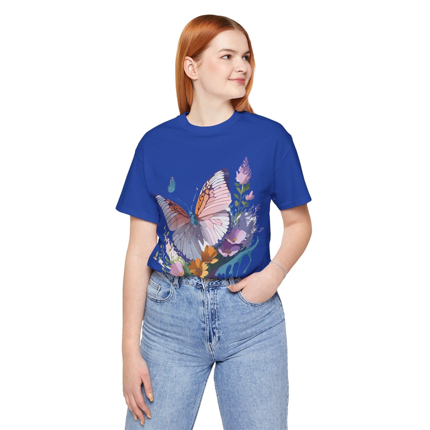Butterfly Graphic Tee Unisex Adelpha Vintage Inspired Art Design Tee