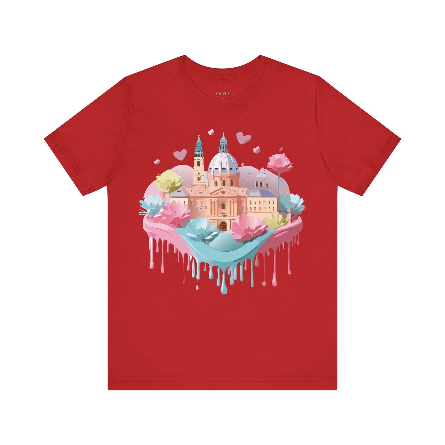 Prague Tourist Graphic Tee By Adelpha Unisex Vintage Inspired Art Shirt Original Artwork