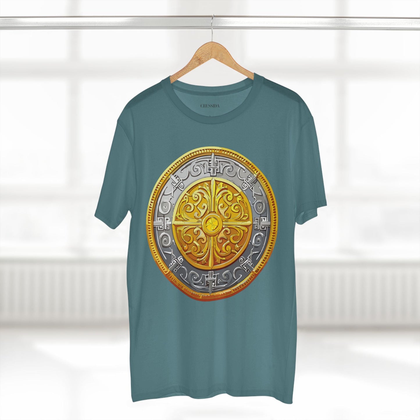 Antique Gold Coin Graphic Design T-Shirt Unisex 100 Cotton With Golden Print Artwork Tee 18