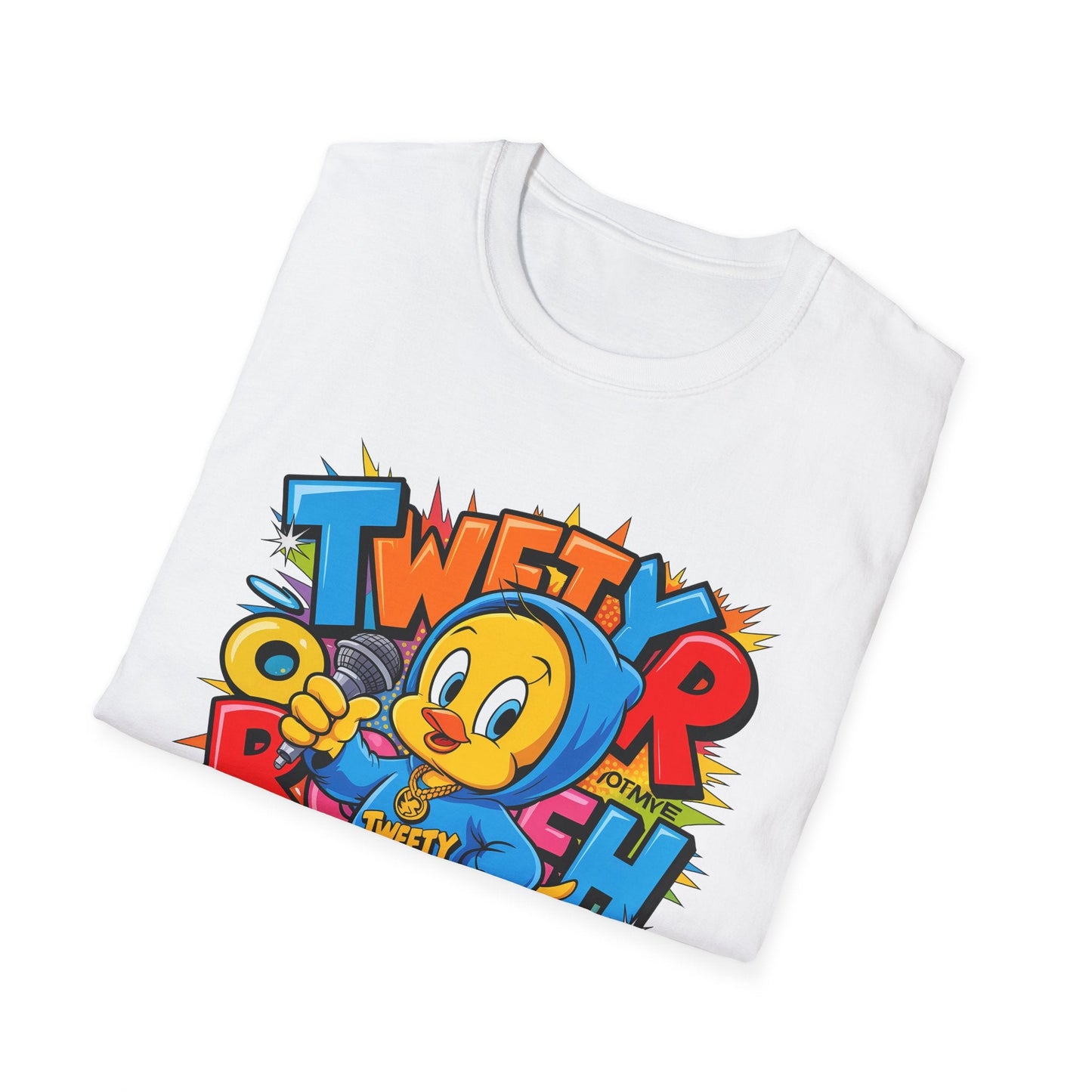 Cartoon T Shirt With Animation Funny Animals Tee Unisex Gildan Softstyle 64000 Pro