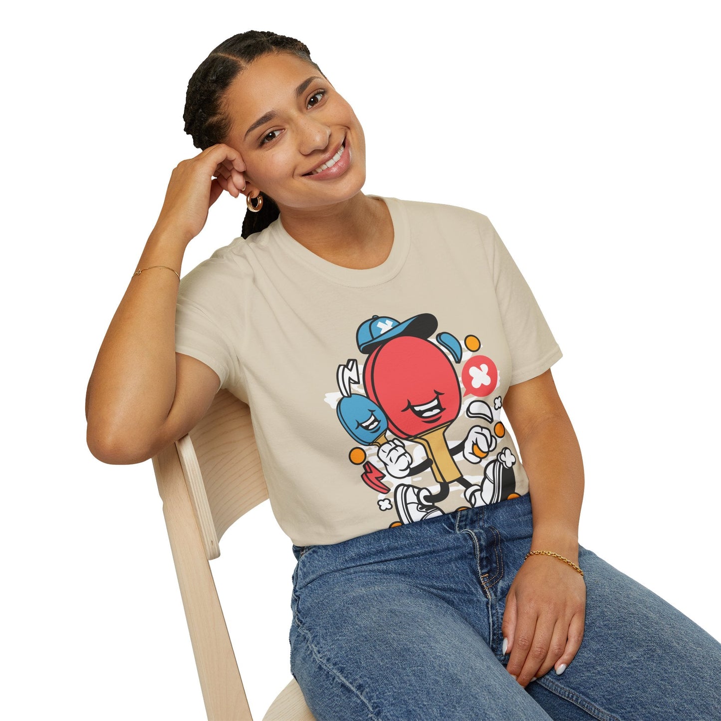 Unisex Cartoon T Shirt Animation Funny Tee Gildan Softstyle 64000 100 Percent Ring Spun Cotton